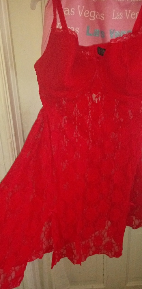 Red spice lace intimate wear